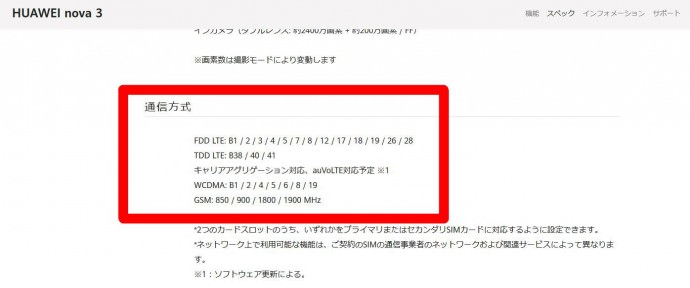 スマホスピタル佐賀駅前店_Huawei nova 3 スペック