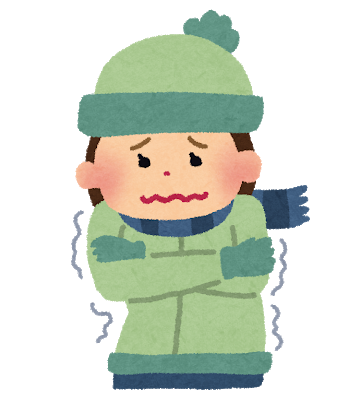 寒い 着こむ 冬