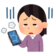 スマホ 故障 落ち込む