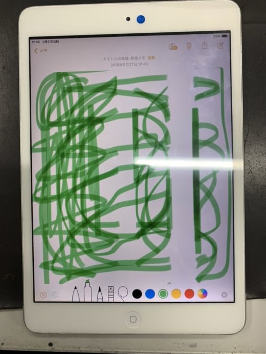 iPad_FrontGlass　touchpanel