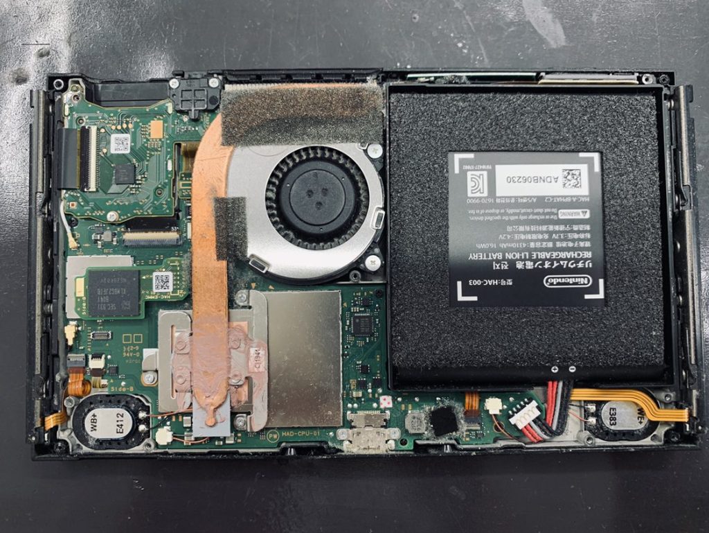 任天堂スイッチ　内部構造