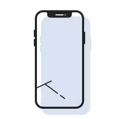 iPhone画面修理（軽度）