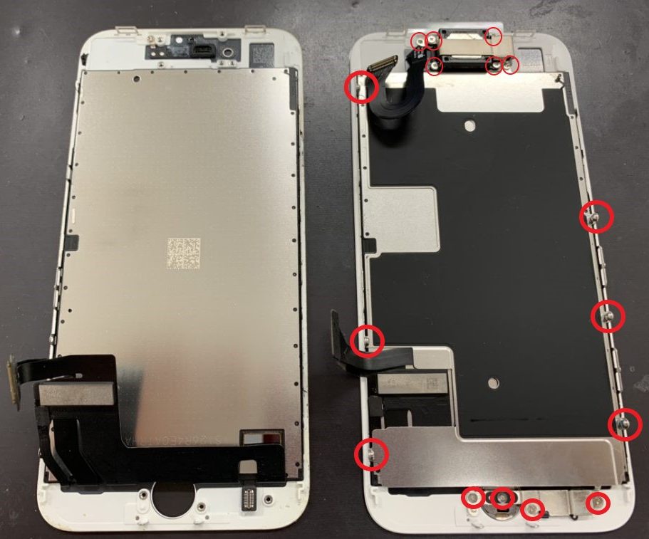 iPhone8の画面修理手順⑤