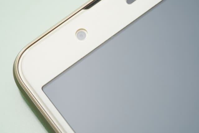 フロントカメラの近影