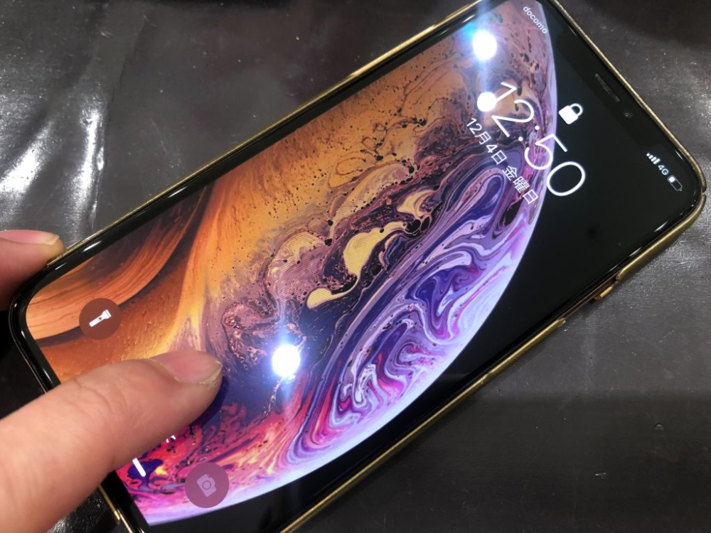 画面が全く反応しないiPhone