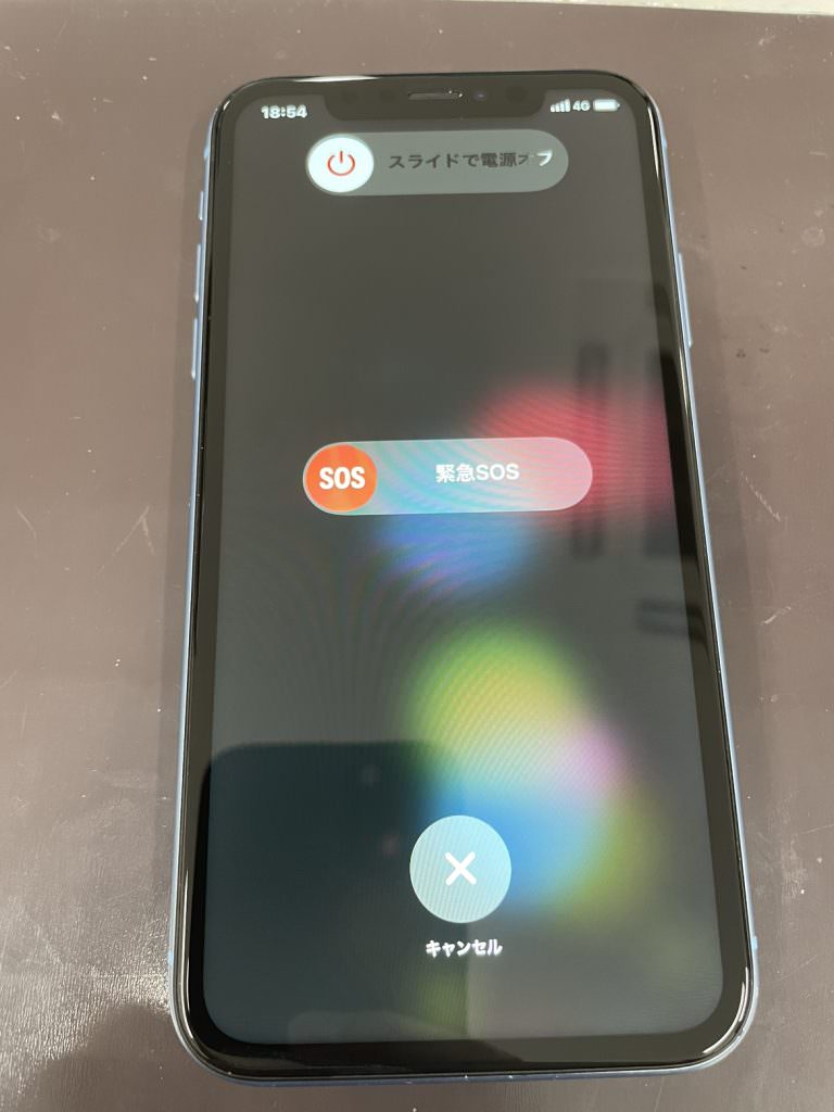 堺東 iPhoneXR 画面破損 修理後