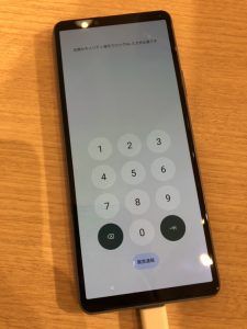 Xperia10Ⅲ画面交換後