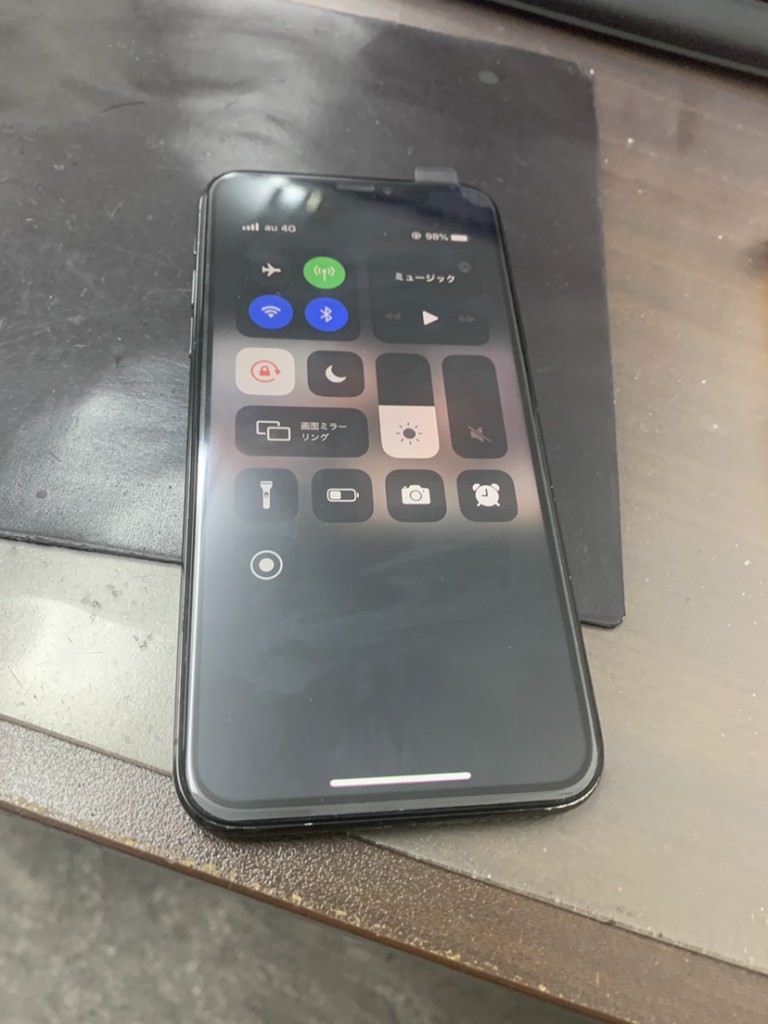iPhoneX画面修理完了