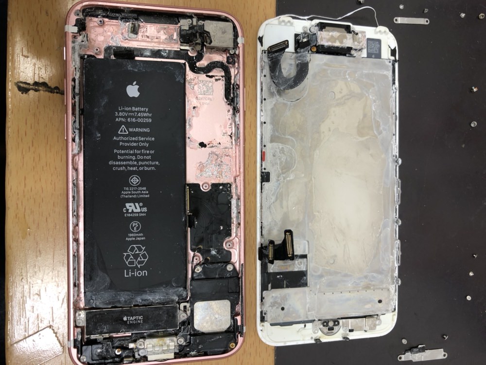 iPhone 水没　海　8.17