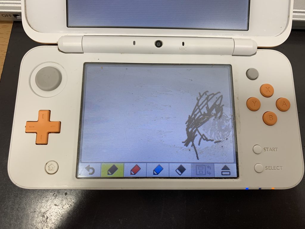 New2DSLL　タッチパネル　反応しない