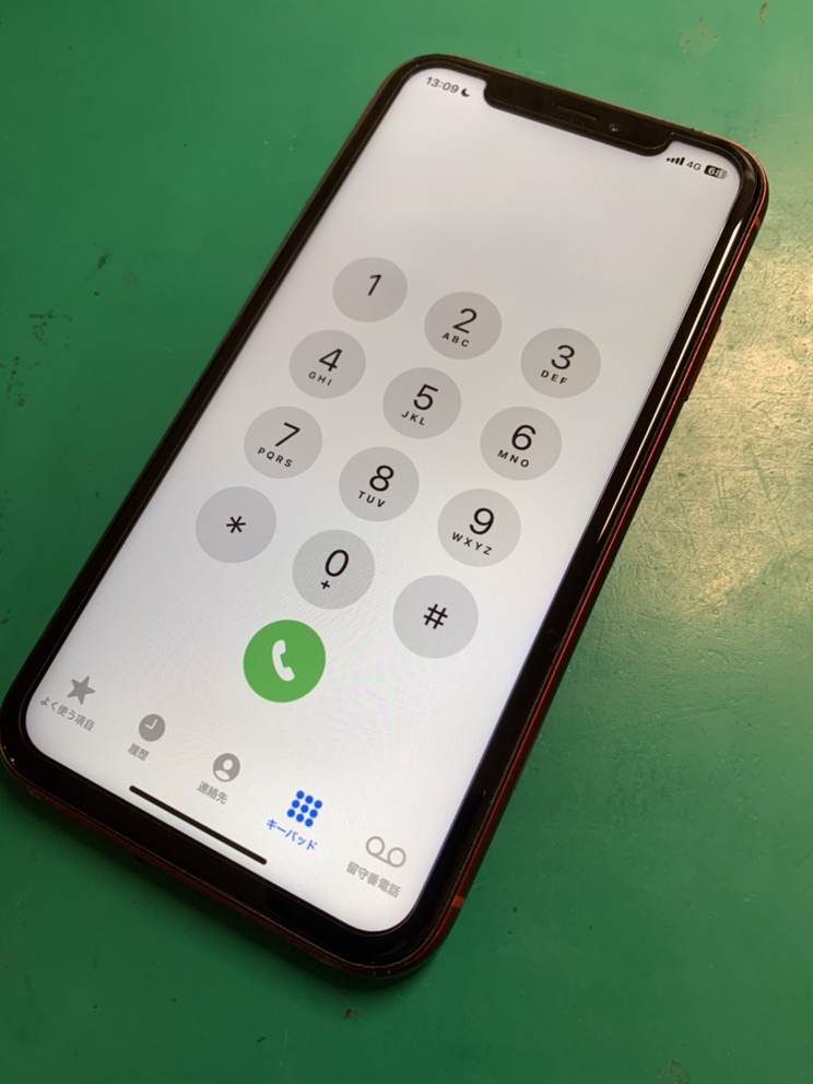 修理後のiPhoneXR