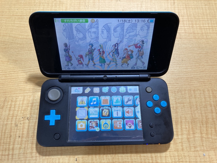 New2DSLLのソフトが読み込まない