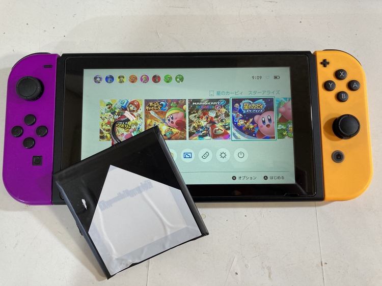 Switchバッテリー交換後 