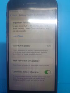 iPhoneSE2バッテリー交換後