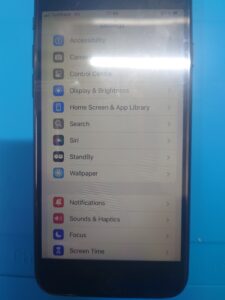 iPhoneSE2交換後画面