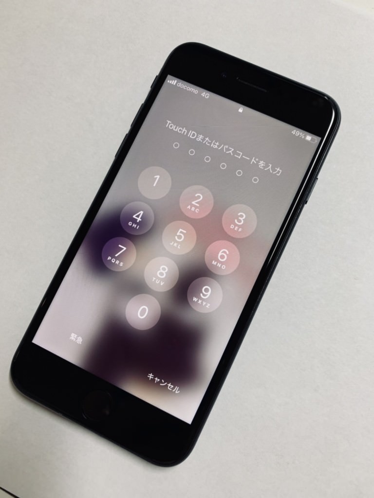 修理後　iPhone7　画面割れ　液晶表示不良　操作できない　誤作動　画面割れ放置　