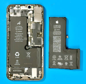iPhone XSのバッテリー交換