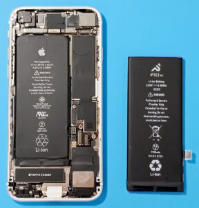 iPhone SE2のバッテリー交換