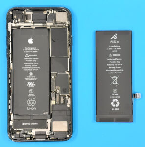 iPhone SE2のバッテリー交換