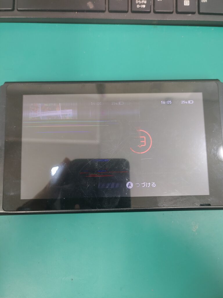 Switch液晶修理前