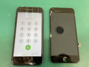 iPhoneSE2液晶画面交換　馬車道