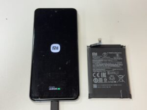 バッテリー交換後のXiaomi RedmiNote9S