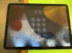 洗浄と乾燥を経て無事にデータが残った状態で復旧したiPad Air 4