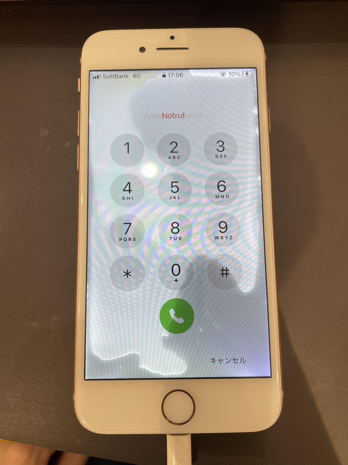 iPhone8水没復旧修理後