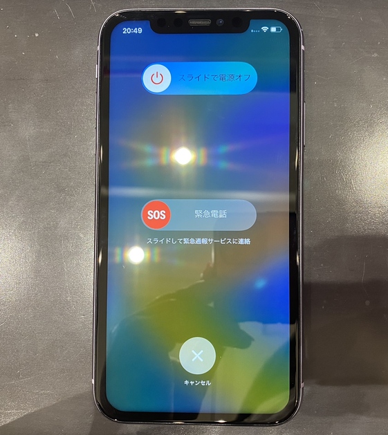 iPhone11画面交換後