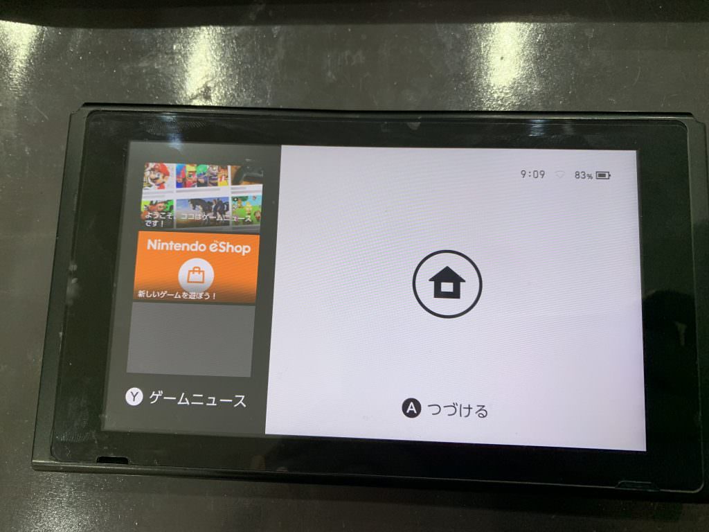 Switch液晶修理２