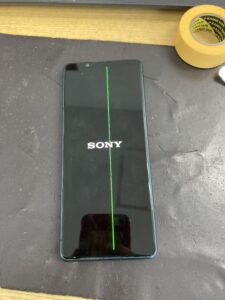 緑の線が出てしまったXperia