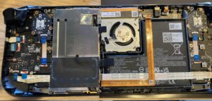 分解したスチームデック