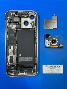iPhone13miniカメラ取り外し2