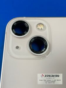 iPhone13miniカメラレンズ取り外し2