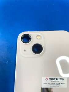 iPhone13miniカメラレンズ取り外し1