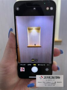 iPhone13miniカメラ0.5倍