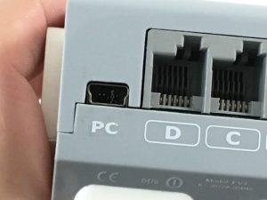 miniUSB端子が折れてパソコンと接続できないレゴ マインドストーム EV3