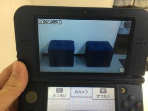カメラパーツ交換で写真撮影ができるように改善した3DSLL