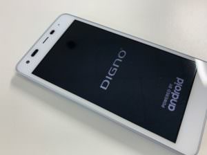 液晶画面交換修理後のDIGNO G(603KC)