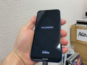基板洗浄で電源がつくようになったP20 Lite