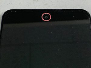 通常通り使用できるスマホの内カメラ