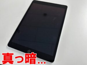 本体内部の液晶破損により画面が真っ暗になってしまったiPad 第9世代