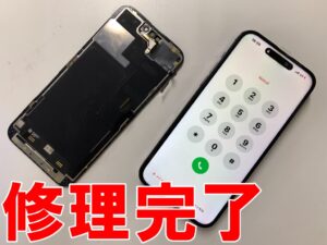 水没して無反応も洗浄と画面交換にて電源が入るよう改善したiPhone14Pro