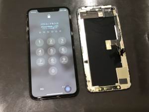 iPhoneXS画面交換