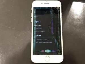 iPhone8画面割れ液晶不良①