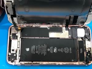 iPhone７ 海外で水没