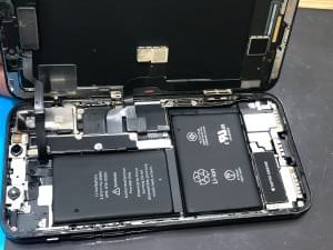 iPhoneX水没復旧①