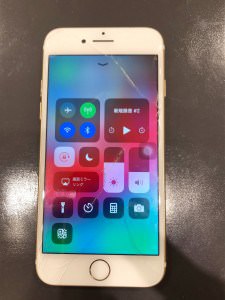 iPhone７のキレイな画面修理
