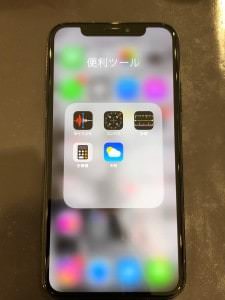 iPhoneXSパネル交換＆コーティング施工後
