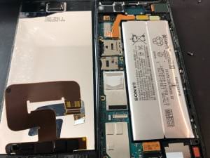 XperiaXZ1の電源が入らなくなった②